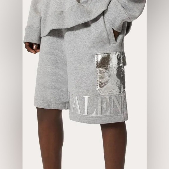 VALENTINO Logo Drawstring Shorts - Picture 3 of 13